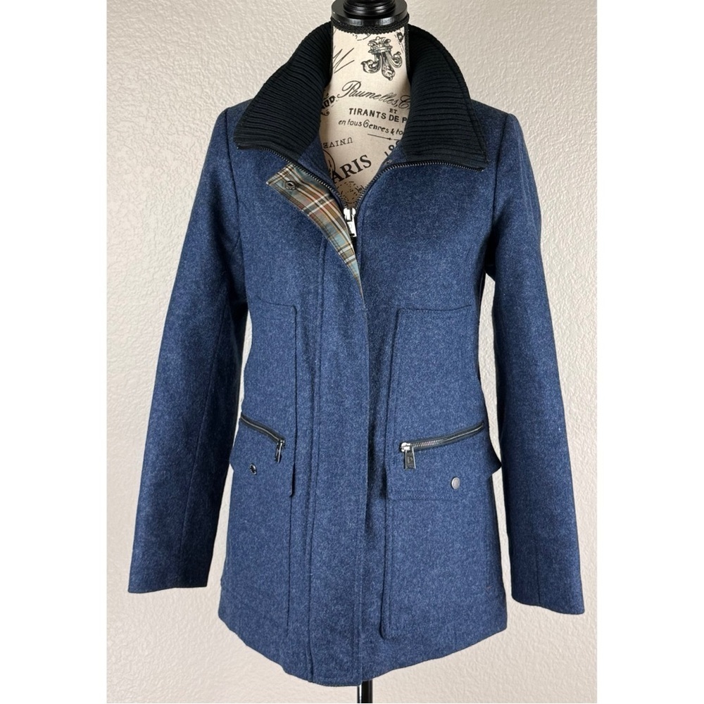 Pendleton Wonen's Navy Timberline Field Winter Coat Jacket, size 2